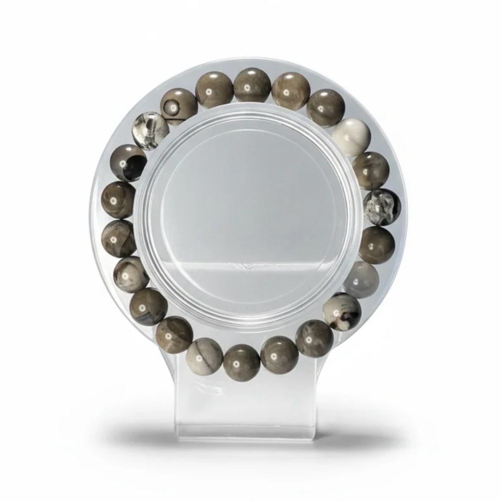 8mm Volcano Agate Bracelet